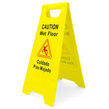 Plastic road safety wet floor sign caution signs